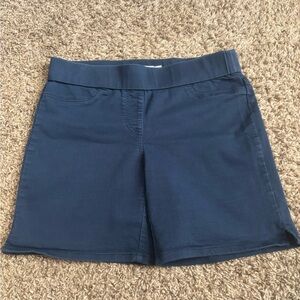 Kim Rogers‎ Blue Bermuda Shorts Classic Tailored Design